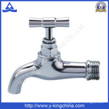 Polished Brass Water Tap with Brass Handle (YD-2024)